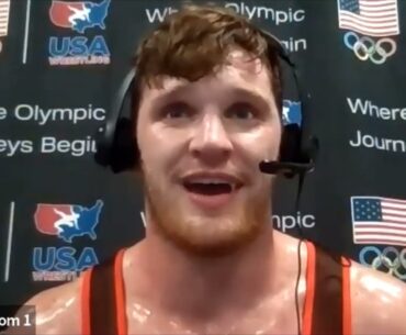 Austin Schafer 2021 Senior Nationals champion 97 kg MFS