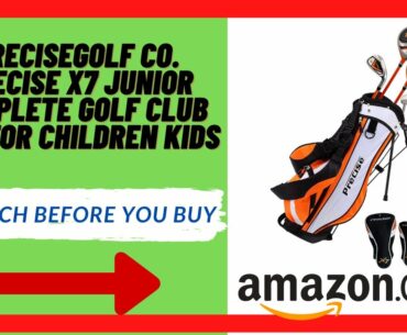 PreciseGolf Co. Precise X7 Junior Complete Golf Club Set for Children Kids