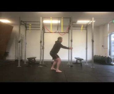 Golf Fit   Split Stance Sit and Reach Right