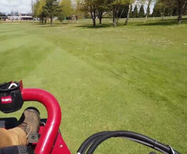 Mowing Fairways Hyperlapse at Bury St Edmunds Golf Club