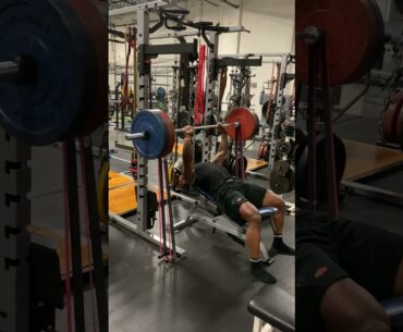 STOP Going Past 90: Incline Barbell Press Head Off and Band Resistance with NFL athlete Chris Carson
