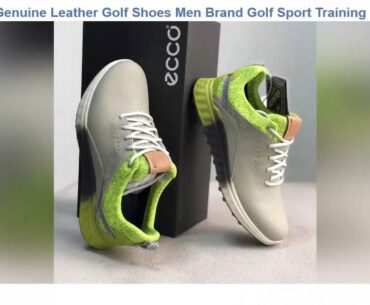 Promotion 2020 Genuine Leather Golf Shoes Men Brand Golf Sport Training Shoes Professional Mens Tri