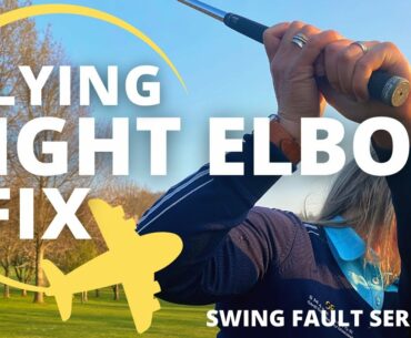 FIX your FLYING RIGHT ELBOW - Swing fault series Part 2