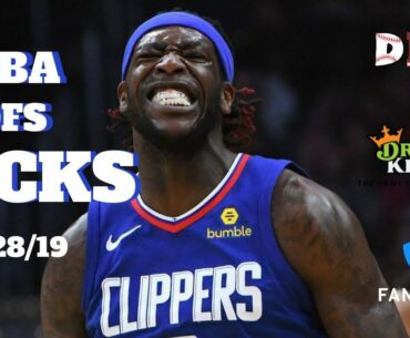 1/28/19 NBA DFS Picks Fanduel + Draftkings + Yahoo