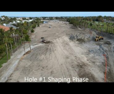 2021 Sailfish Point Golf Club Renovation Holes 1, 2, and 9.