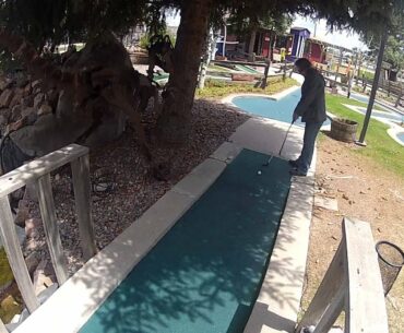 Hard Putt Putt at Putter's Pride Mini Golf Course Colorado