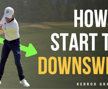 HOW TO START THE DOWNSWING - SIMPLE DRILL