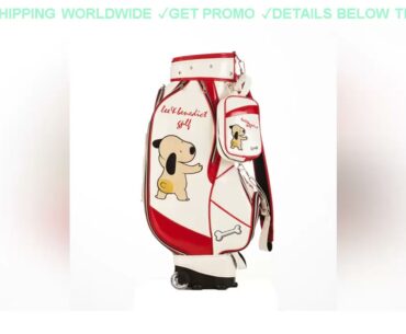[Deal] $220 New PLEEB Golf Bag With Wheel PU double sided Leather Tie Rod Stand Ball Package Golf C