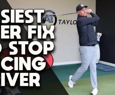 EASIEST FIX EVER TO STOP SLICING YOUR DRIVER