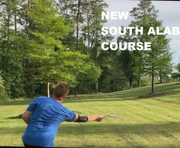 Disc Golf round at the new South Alabama layout!