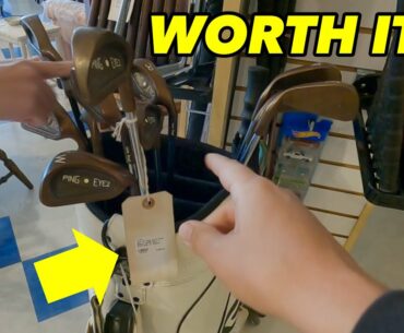 CRAZY EXPENSIVE GOLF CLUBS + IMPOSSIBLE 260 FOOT PUTT & TASTY BBQ (Road Trip EP. 2) // The Carolinas