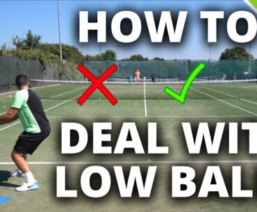 How To Deal With Low Balls In Tennis