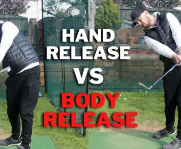 HOW TO RELEASE THE GOLF CLUB - Hand Release VS Body Rotation Release