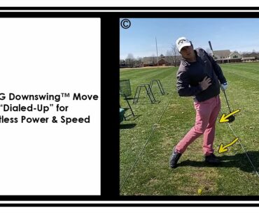 NEW TG Downswing Move "Dialed-Up" For Effortless Power & Speed for golf