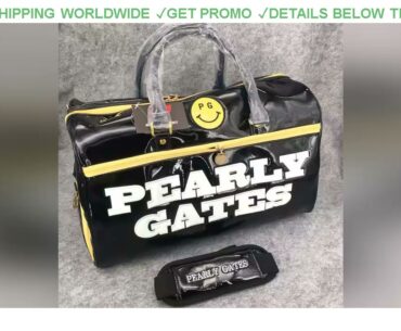 [Deal] $50 Brand New PG Golf Bag Pearly Gates PG Golf Clothing Bag Black Pearly Gates Golf Shoes Ba