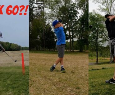 Pro Golfer's Son Attempts To Break 60!? [Golf Course Vlog with Shot Tracer]