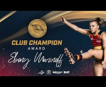 AFLW Club Champion: Ebony Marinoff
