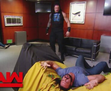 Roman Reigns storms into Shane McMahon’s VIP room: Raw, June 17, 2019