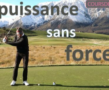 La puissance au golf sans forcer - cours de golf par Renaud Poupard