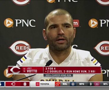 Joey Votto's postgame press conference following his 300th home run