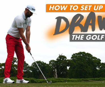 HOW TO SET UP TO DRAW THE GOLF BALL