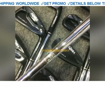 [Cheap] $292 New Golf clubs HONMA TW737P Black color Golf irons 3 11.SW Irons clubs Graphite shaft