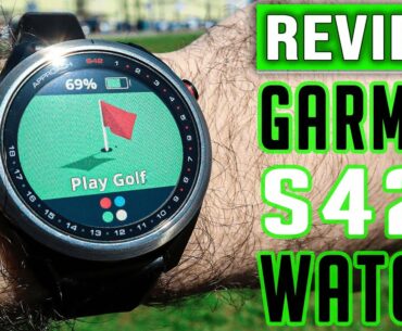 GARMIN APPROACH S42 GPS GOLF WATCH REVIEW 2021