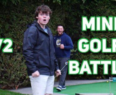 2V2 MINI GOLF MATCH | BS GOLF