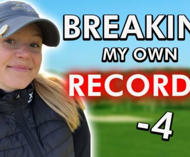 9 HOLE SCRAMBLE | BREAKING MY OWN RECORD? | (Back 9) Golf Vlog 2021