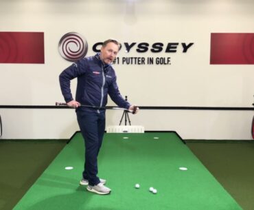 Visual Aimer Putting tips - Pre Shot Routine.   Try this to help you aim better more consistently.