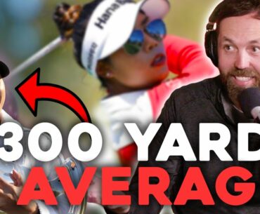 Female golfer hits it over 300 yards?! #EP73