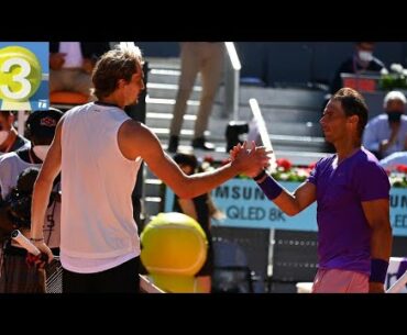 Nadal Falls to Zverev in Madrid, Rome Draw | Three Ep. 38