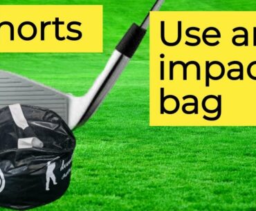 How to use a golf impact bag #shorts