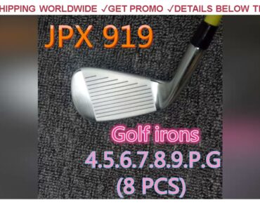 [Cheap] $190 8PCS JPX919 Set Golf Wrought Iron Golf Club 4 9PG R/S Mild Steel/Graphite Club Head Co