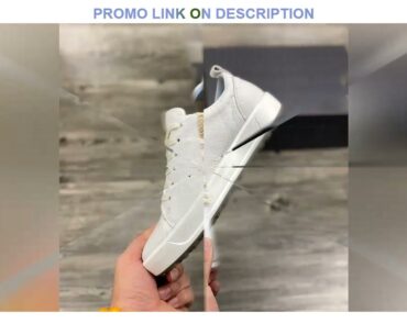 Leather Golf Shoes Men White Yellow Quality Spikless Golf Footwears Waterproof Outdoor Size 39-44 W