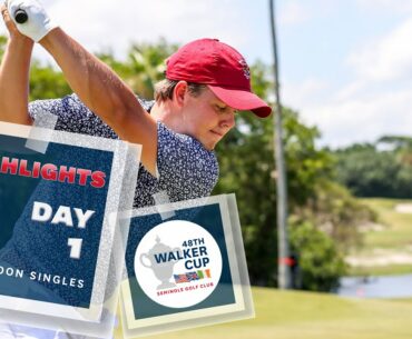 Extended Highlights: Walker Cup, Saturday Singles