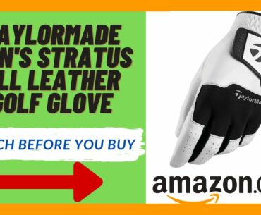 TaylorMade Men's Stratus All Leather Golf Glove