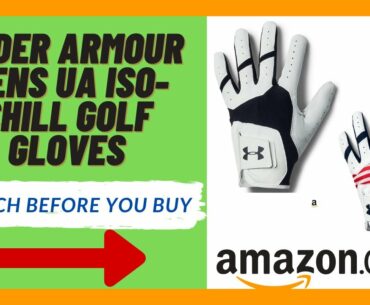 Under Armour Mens UA Iso-Chill Golf Gloves