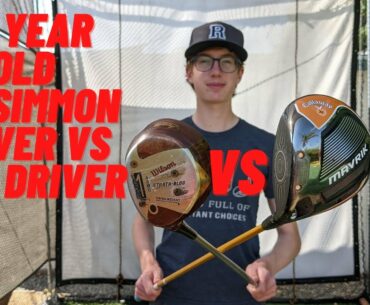 55 Year Old Persimmon Wood Driver vs New Driver