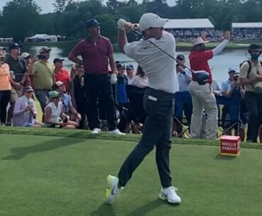 Rory Mcilroy crushes driver Wells Fargo 2021 | Golf Rabble