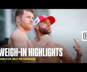 HIGHLIGHTS | Canelo vs. Billy Joe Saunders Weigh-In