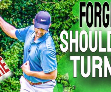NO MORE Shoulder Turn In the Golf Swing - Do This With Your Rib Cage Instead!