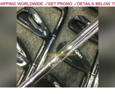 [DIscount] $292 New Golf clubs HONMA TW737P Black color Golf irons 3 11.SW Irons clubs Graphite sha