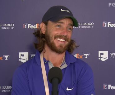 Tommy Fleetwood Thursday Flash Interview 2021 Wells Fargo Championship