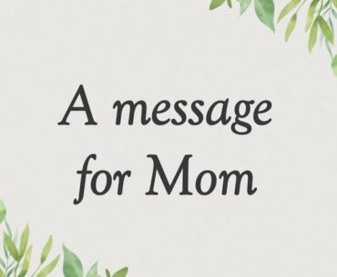 A Message for Mom - Happy Mother's Day from Morton Golf Sales