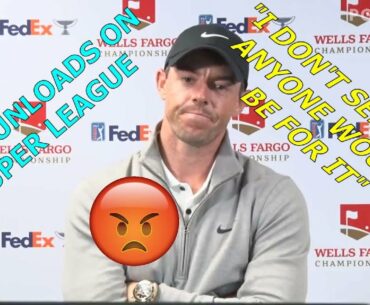 Rory McIlroy Unloads on Super Golf League-"Don't See Why Anyone Would Be For It?!"