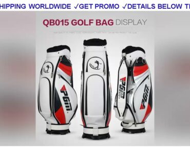 [Promo] $154.48 Pgm Golf Standard Bags Waterproof Anti Friction Sport Package High Capacity Golf Ca