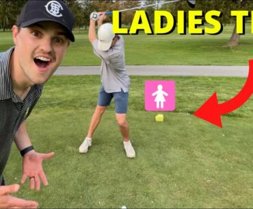 Playing golf from the LADIES TEES, how low can we go?