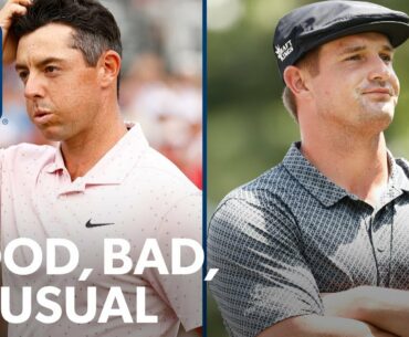 Rory gets by with a little help, DeChambeau’s doozy and Phil’s back (almost)