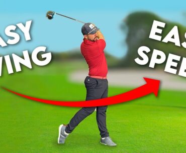 How an EASY golf swing can generate EFFORTLESS swing speed!